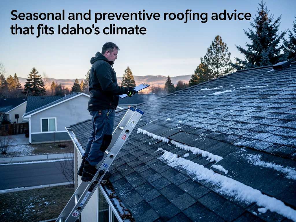 Seasonal and preventive roofing advice that fits Idaho’s climate